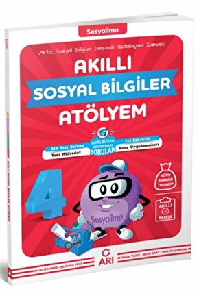 4. Sınıf Sosyalimo Akıllı Sosyal Bilgiler Atölyem  Arı Yayıncılık  9786257832724