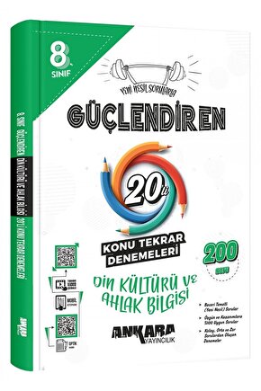 8. Sınıf Güçlendiren Din Kültürü Ve Ahlak Bilgisi 20li Konu Tekrar Denemesi