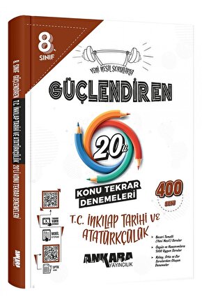 8. Sınıf Güçlendiren T.c. Inkılap Tarihi Ve Atatürkçülük 20li Konu Tekrar Denemesi