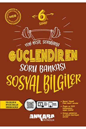 Ankara Yayıncılık 6. Sınıf Güçlendiren Sosyal Soru Bankası