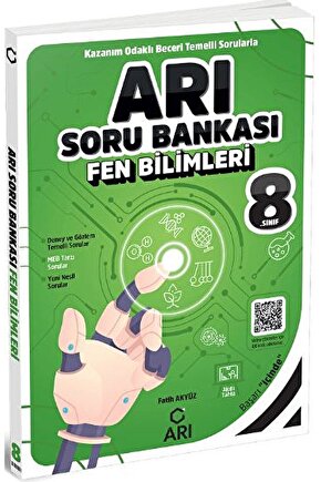 Arı Yayınları 8. Sınıf Fen Bilimleri Arı Soru Bankası  Kolektif  Arı Yayıncılık  9786256414198