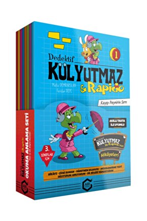 Arı Yayınları 3. Sınıf Dedektif Külyutmaz Ve Rafido 8 Kitap ( Okuma Anlama )