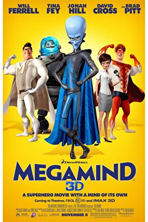 Megamind (2010) 1 ( FOLYO ) - AFİŞ - POSTER-4545