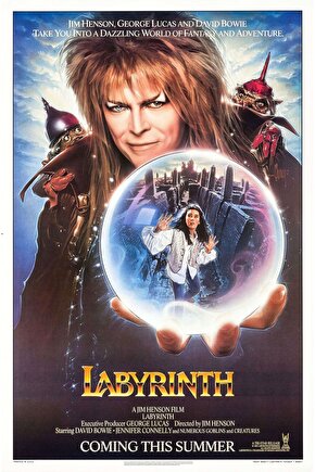 Labyrinth (1986) 1 ( FOLYO ) - AFİŞ - POSTER-4267