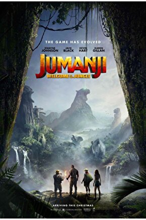 Jumanji Welcome to the Jungle (2017) 2 ( FOLYO ) - AFİŞ - POSTER-4032