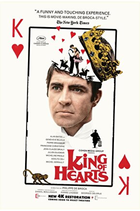 King of Hearts (1967) 1 ( FOLYO ) - AFİŞ - POSTER-4170