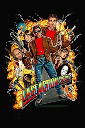 Last Action Hero (1993) 2 ( FOLYO ) - AFİŞ - POSTER-4287