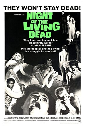 Night of the Living Dead (1968) ( FOLYO ) - AFİŞ - POSTER-4819