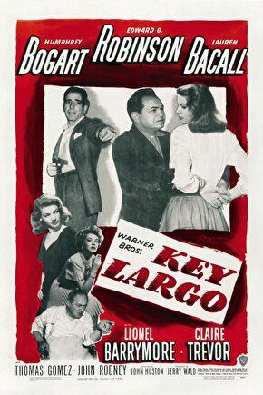 Key Largo (1948) 1 ( FOLYO ) - AFİŞ - POSTER-4131