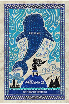 Moana 2 (2024) 0004 ( FOLYO ) - AFİŞ - POSTER-4657