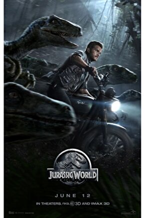 Jurassic World (2015) 5 ( FOLYO ) - AFİŞ - POSTER-4051