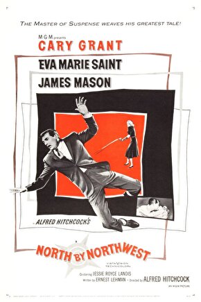 North by Northwest (1959) ( FOLYO ) - AFİŞ - POSTER-4846