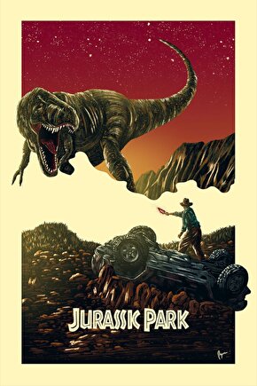 Jurassic Park (1993) 5 ( FOLYO ) - AFİŞ - POSTER-4046