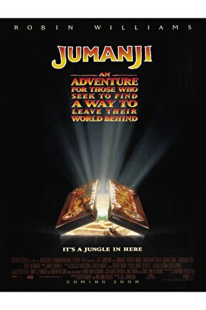 Jumanji (1995) 2 ( FOLYO ) - AFİŞ - POSTER-4021