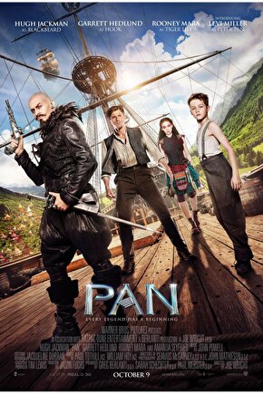 Pan (2015) ( FOLYO ) - AFİŞ - POSTER-4967