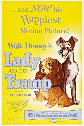 Lady and the Tramp (1955) 2 ( FOLYO ) - AFİŞ - POSTER-4270