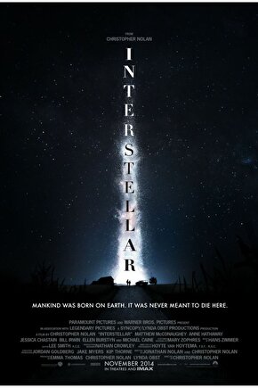 Interstellar (2014) 2 ( FOLYO ) - AFİŞ - POSTER-3813