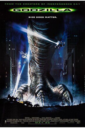 Godzilla (1998) 1 ( FOLYO ) - AFİŞ - POSTER-3095