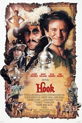 Hook (1991) ( FOLYO ) - AFİŞ - POSTER-3563