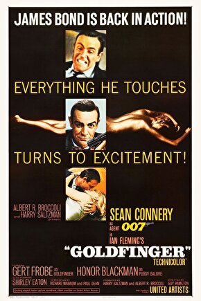 Goldfinger (1964) ( FOLYO ) - AFİŞ - POSTER-3148