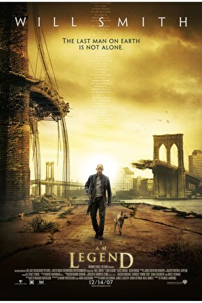 I Am Legend (2007) 1 ( FOLYO ) - AFİŞ - POSTER-3662