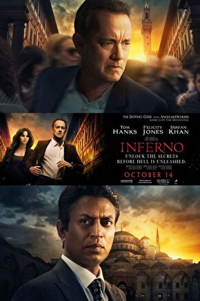 Inferno (2016) 3 ( FOLYO ) - AFİŞ - POSTER-3774