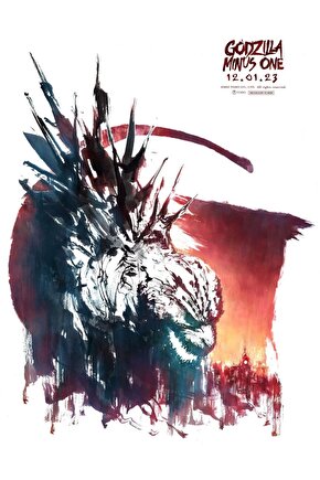 Godzilla Minus One (2023) 0002 ( FOLYO ) - AFİŞ - POSTER-3116