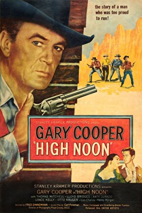 High Noon (1952) ( FOLYO ) - AFİŞ - POSTER-3513