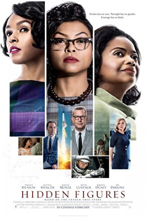 Hidden Figures (2016) 5 ( FOLYO ) - AFİŞ - POSTER-3502