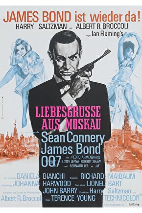 From Russia with Love (1963) 4 ( FOLYO ) - AFİŞ - POSTER-2962