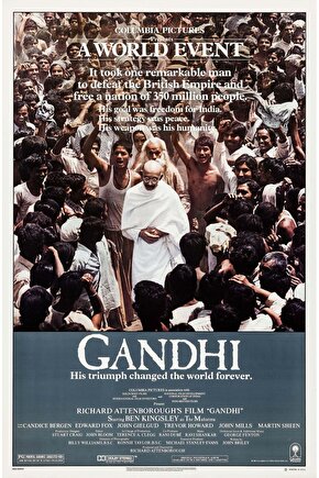 Gandhi (1982) ( FOLYO ) - AFİŞ - POSTER-3003