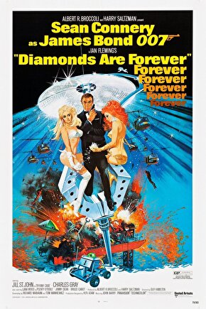 Diamonds Are Forever (1971) 1 ( FOLYO ) - AFİŞ - POSTER-2465