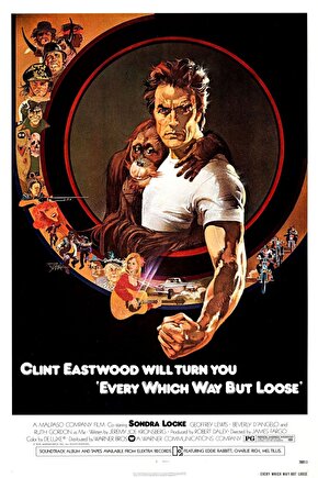 Every Which Way but Loose (1978) ( FOLYO ) - AFİŞ - POSTER-2712