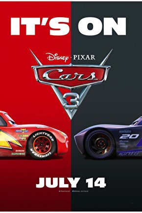 Cars 3 (2017) 3 ( FOLYO ) - AFİŞ - POSTER-2048