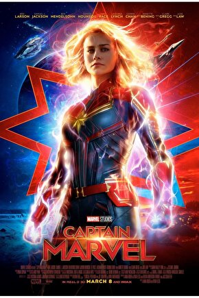 Captain Marvel (2019) 1 ( FOLYO ) - AFİŞ - POSTER-2008