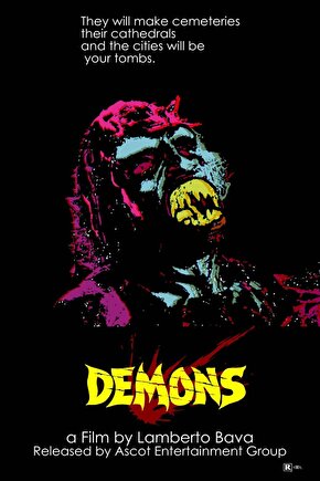 Demons (1985) 1 ( FOLYO ) - AFİŞ - POSTER-2412