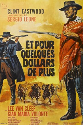 For a Few Dollars More (1965) 3 ( FOLYO ) - AFİŞ - POSTER-2896