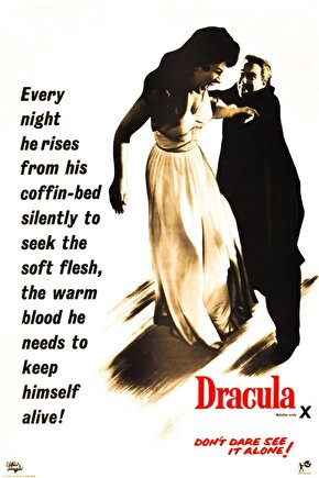 Dracula (1958) 2 ( FOLYO ) - AFİŞ - POSTER-2558