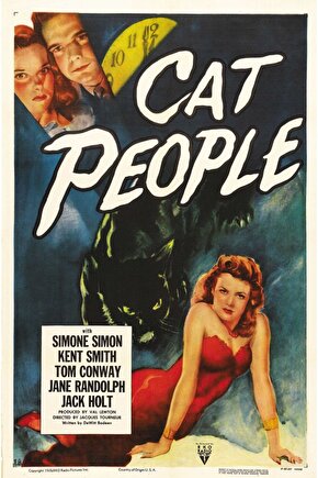 Cat People (1942) 1 ( FOLYO ) - AFİŞ - POSTER-2082