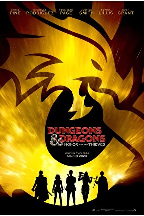 Dungeons & Dragons Honor Among Thieves (2023) 0002 ( FOLYO ) - AFİŞ - POSTER-2617