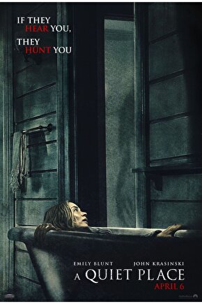 A Quiet Place (2018) 0001 ( FOLYO ) - AFİŞ - POSTER-1119