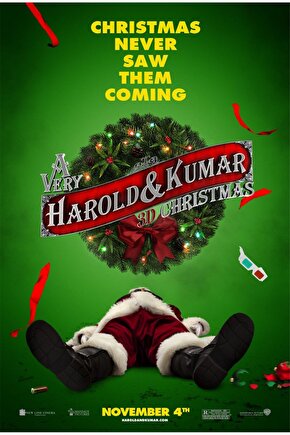 A Very Harold & Kumar Christmas (2011) ( FOLYO ) - AFİŞ - POSTER-1140