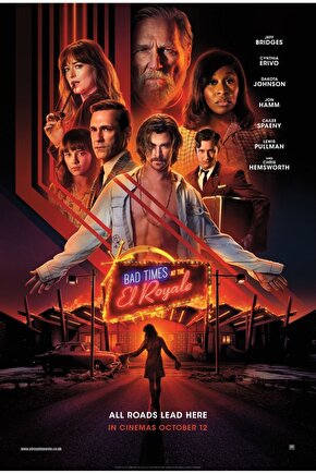 Bad Times at the El Royale (2018) 8 ( FOLYO ) - AFİŞ - POSTER-1587