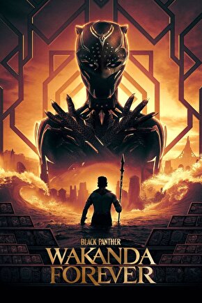 Black Panther Wakanda Forever (2022) 5 ( FOLYO ) - AFİŞ - POSTER-1800