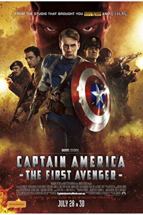 Captain America The First Avenger (2011) 3 ( FOLYO ) - AFİŞ - POSTER-1985