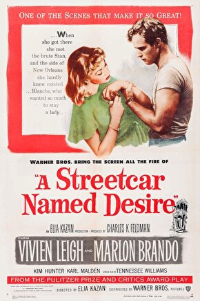 A Streetcar Named Desire (1951) 1 ( FOLYO ) - AFİŞ - POSTER-1134