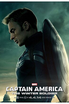 Captain America The Winter Soldier (2014) ( FOLYO ) - AFİŞ - POSTER-1990