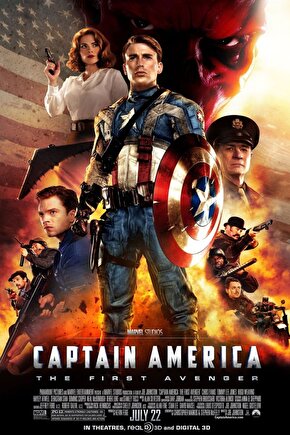 Captain America The First Avenger (2011) 5 ( FOLYO ) - AFİŞ - POSTER-1987