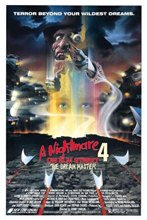 A Nightmare on Elm Street 4 The Dream Master (1988) 2 ( FOLYO ) - AFİŞ - POSTER-1112