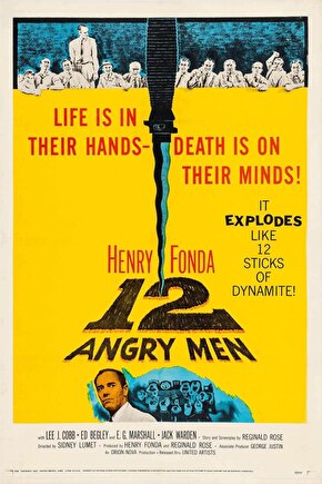 12 Angry Men (1957) ( FOLYO ) - AFİŞ - POSTER-1010